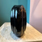 Vintage Black Ceramic Art Deco Style Vase