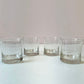 Vintage Mid-Century Georges Briard Textured Dot Rocks Glasses- Set of 4