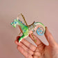 Resin Carousel Dragon Ornament