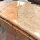 Vintage Tessellated Travertine Swivel Coffee Table by Casa Bique