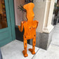 Vintage Extra Large Articulating Wooden Man