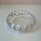 Vintage Kosta Boda Art Glass Sunflower Catchall Bowl