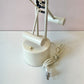 Vintage Postmodern White Cantilevered Arm Adjustable Desk Lamp