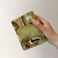 Vintage Faux Green Onyx Bookends