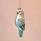 Parakeet Glass Ornament