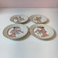 Vintage Set of 4 "Strolling Geisha" Appetizer Plates by Fitz & Floyd