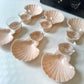 Vintage "Cocktails for Six" Seashell Shaped Serving Dishes by Karoff Originals