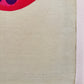 1960's "August Flower" Japanese Textile Art by Hiroshi Awatsuji