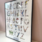 Vintage "Alphabat" Baseball Themed Poster by Doug Keith