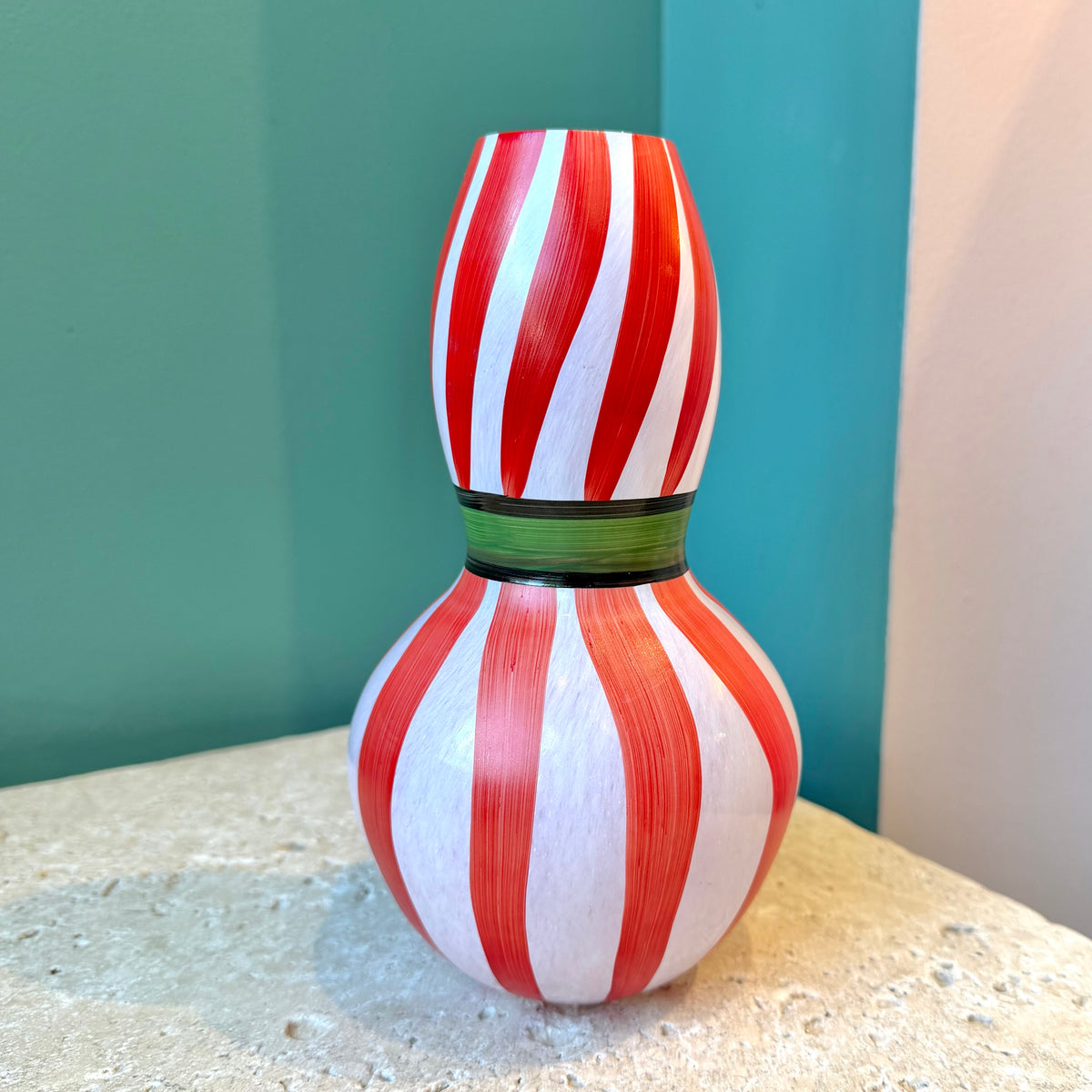 Vintage “Ribbons” Vase by Kosta Boda