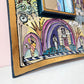 Vintage Hand Painted Whimsical Illustration Art Mirror