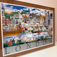 Vintage Framed 1989 "London" Poster by Christopher Rogers