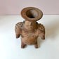 Vintage Handcrafted Mexican Terracotta Figurative Talisman Vessel/Vase