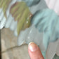 Vintage Tiffany Style Hand Painted Floral Glass Lamp