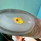 Vintage Hand Painted Art Deco Revival Frosted Glass Vase