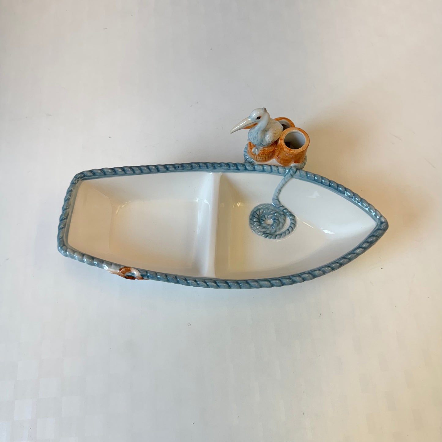 Vintage Seaboard Pelican Boat Serving Dish by Fitz & Floyd