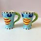 Vintage Pair of Novelty Mermaid Mugs