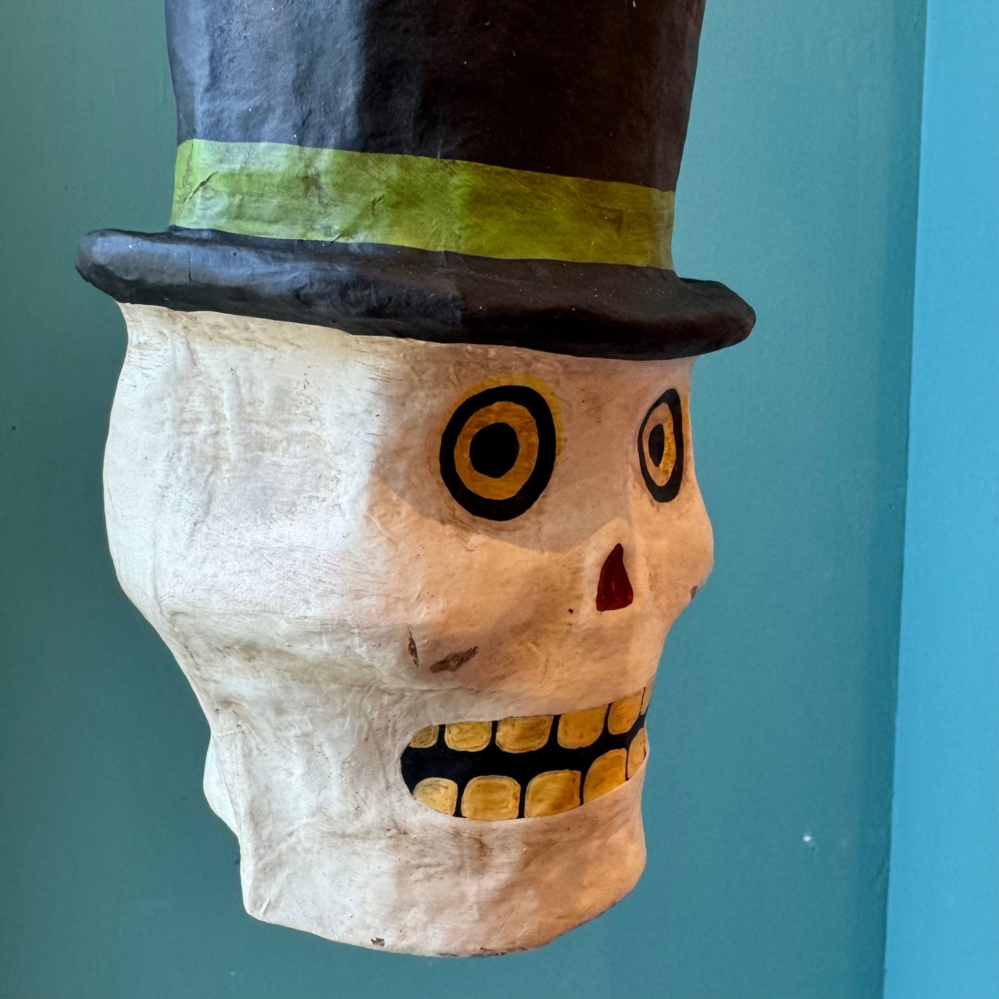 Vintage Inspired Skull Candy Bucket