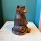 Vintage Mid-Century Resin Monkey Statue