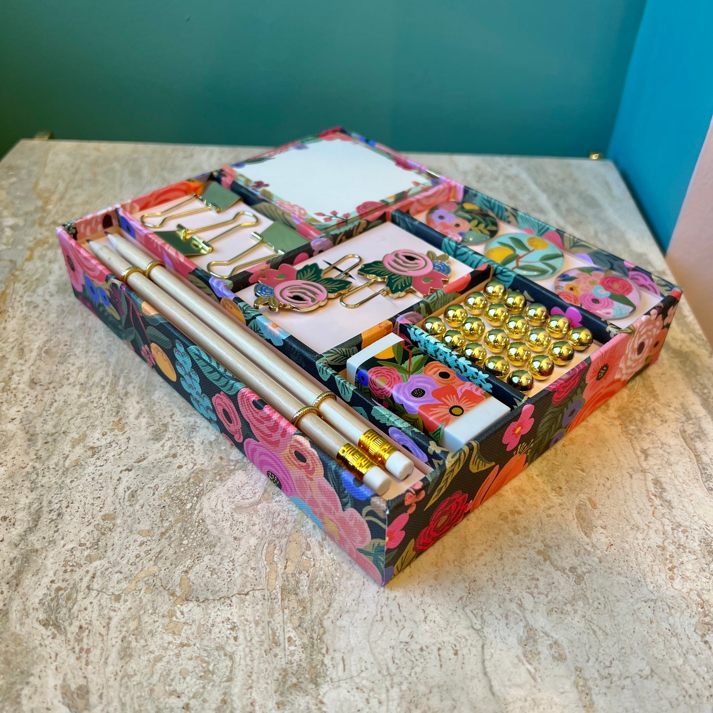 Garden Party Stationery Tackle Box