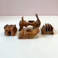 Vintage Wooden Cat & Mouse Puzzle Desk Organizer by Richard Rothbard