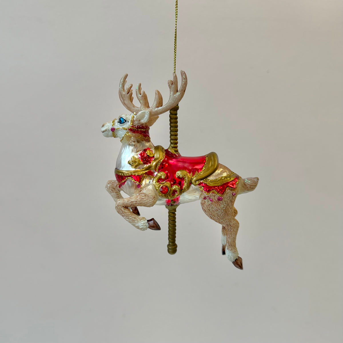 Reindeer Carousel Ornament