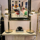Vintage Five-Headed Brass Table Lamp