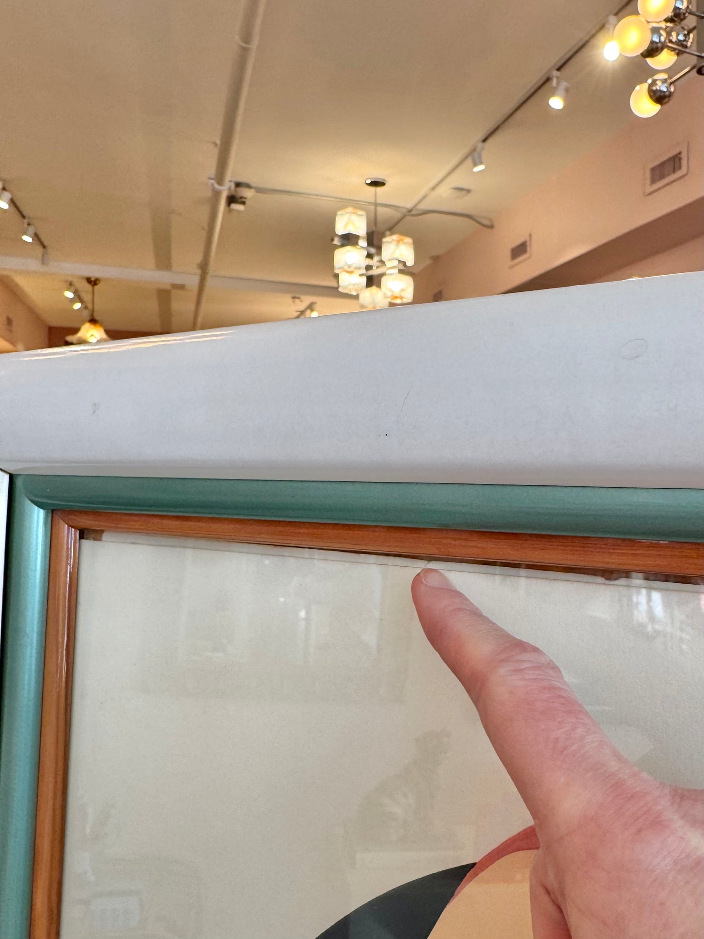 Vintage "At Water's Edge" Flamingo Signed and Numbered Lithograph by Marcel