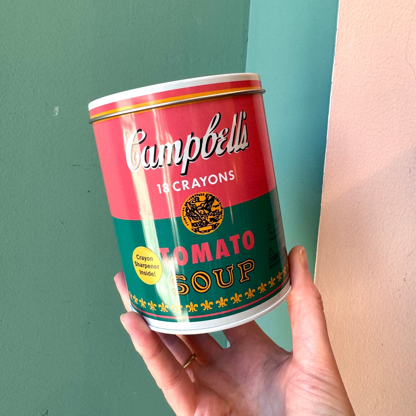 Andy Warhol Campbell's Soup Can Crayons Box