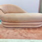 Vintage Carson's Pink Microsuede Chaise Lounge