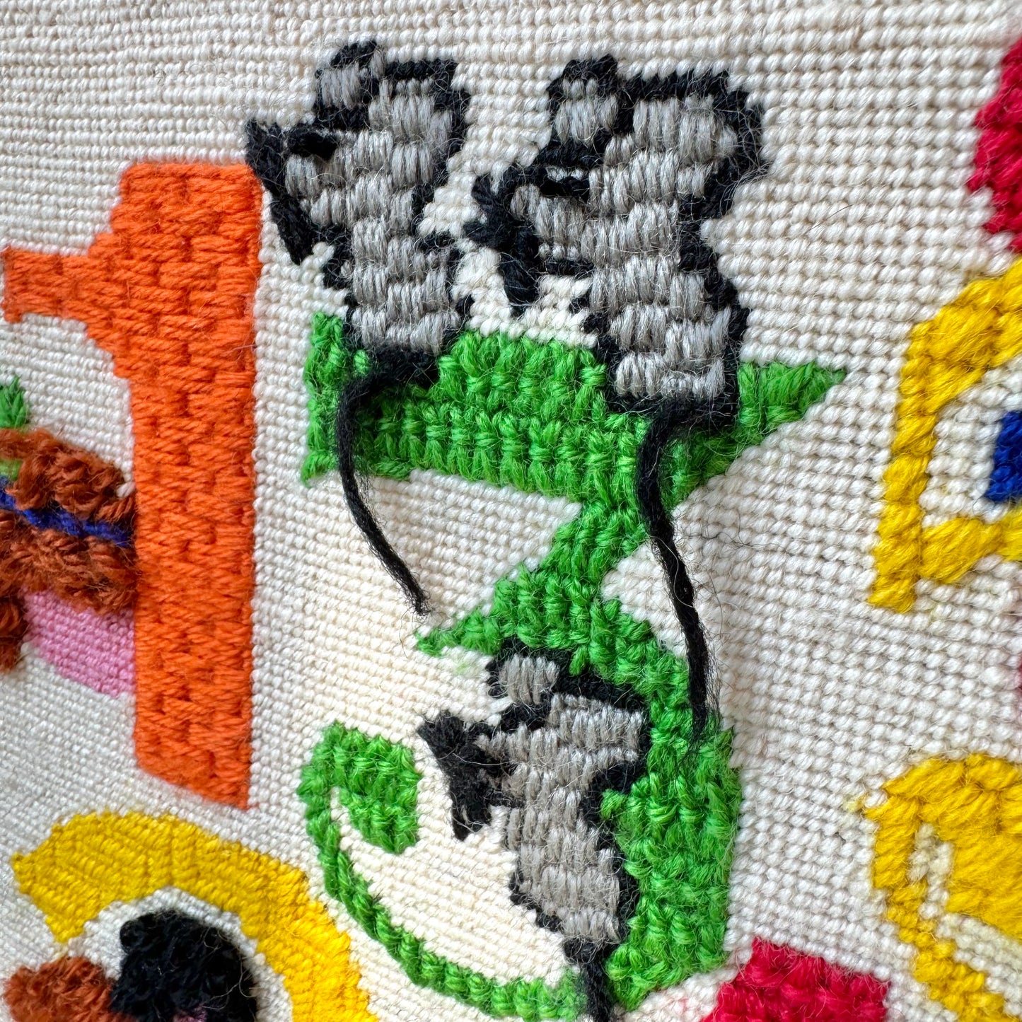 Vintage Numbers Needlepoint
