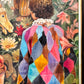 Vintage Original Framed "Once Upon A Springtime" 1981-1982 Acrylic on Board by Phyllis Londraville