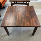 Mid Century Modern Jens Risom Style Walnut and Laminate Floating Coffee/Side Table
