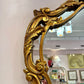 Vintage Large Gold Giltwood Rococo Style Mirror