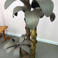Vintage Tommaso Barbi Style Hollywood Regency Brass Palm Tree Sculpture