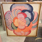1960's "August Flower" Japanese Textile Art by Hiroshi Awatsuji