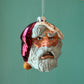 Gorenaments Glass Evil Santa Ornament