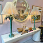 Vintage 1970s Chapman Style Palm Tree Table Lamp/per item