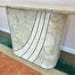 Vintage Tessellated Stone and Brass Console Table
