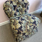 Vintage Hickory White Swiveling Lounge Chair/item