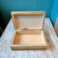 Vintage Hand Painted Russian Wooden Trinket Box