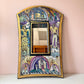 Vintage Hand Painted Whimsical Illustration Art Mirror