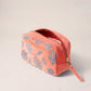 Coral Velvet Makeup Bag by Elizabeth Scarlett