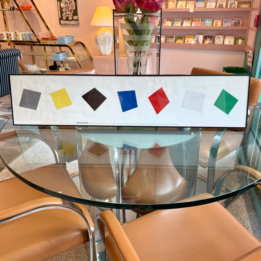 Vintage Ellsworth Kelly Framed Exhibition Poster