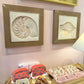 Vintage 1970's Framed 3D Paper Sculpture Shell Artwork by Rebecca Melville Miller for Greg Copeland