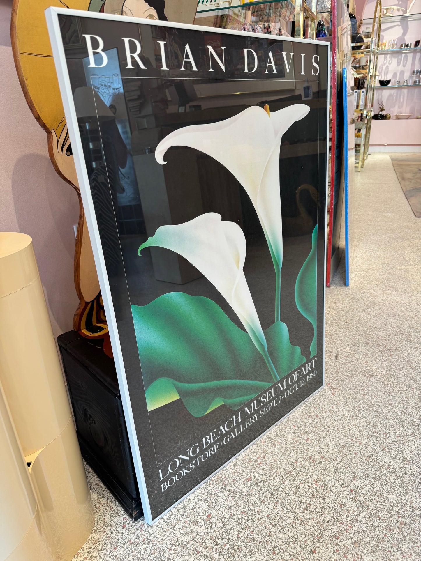 Vintage Exhibition Poster Titled "Calla 1" by Brian Davis