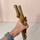 Vintage Large Brass Crocodile Nutcracker