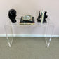 Vintage Lucite Waterfall Console Table