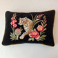 Velvet Embroidered Leopard Pillow by Myth & Thread