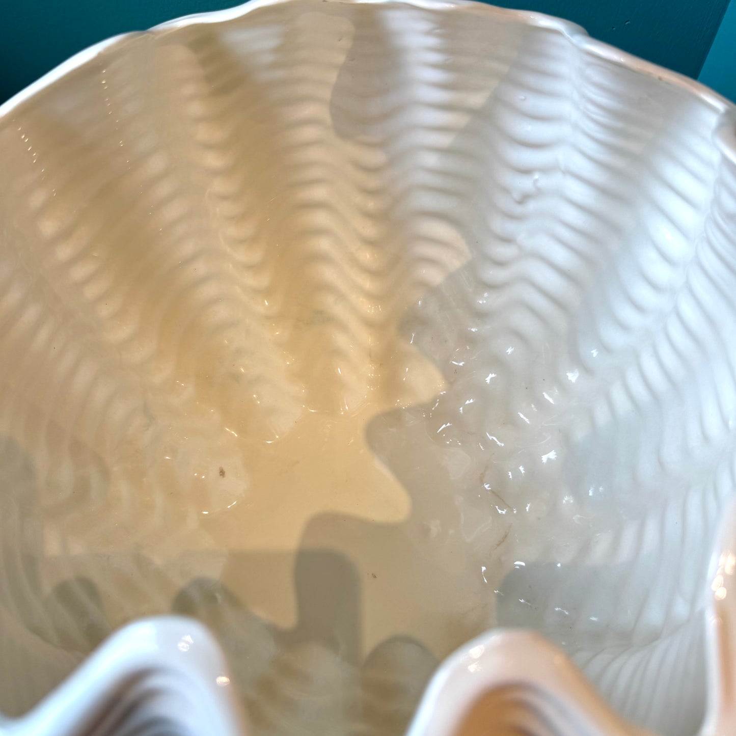 Vintage Shell Style Ceramic Planter Pot